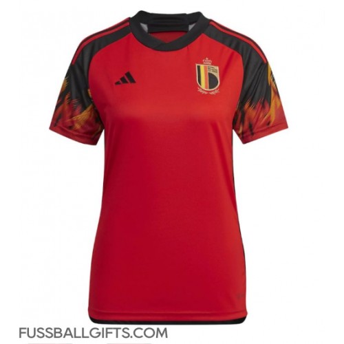 Belgien Fußballbekleidung Heimtrikot Damen WM 2022 Kurzarm